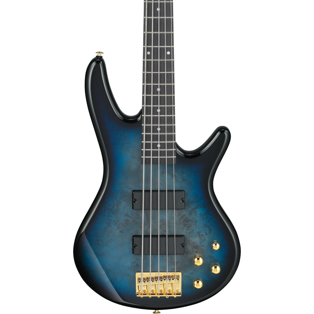 IBANEZ アイバニーズ GSR205PC-TMU Gio Transparent Marine Burst 5弦エレキベース ボディ画像