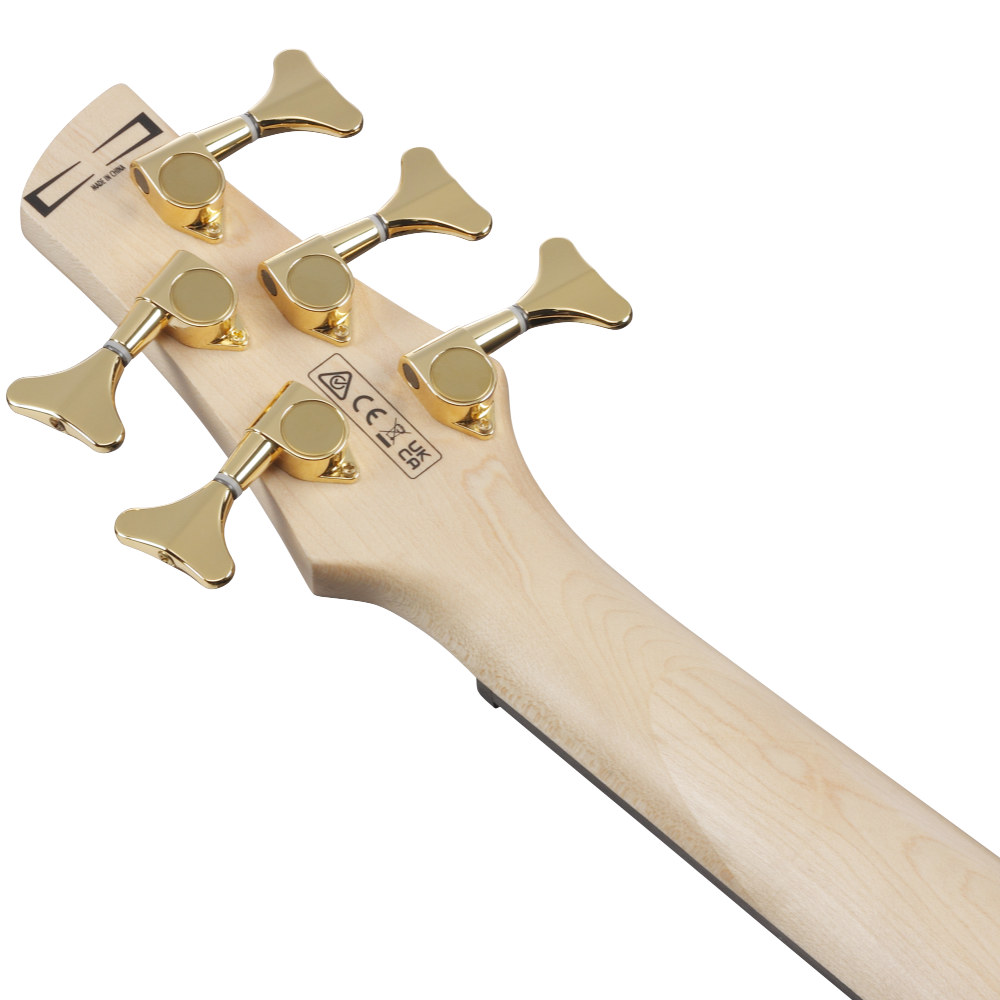 IBANEZ アイバニーズ GSR205PC-TPB Gio Transparent Pale Black Burst 5弦エレキベース ヘッドバック画像