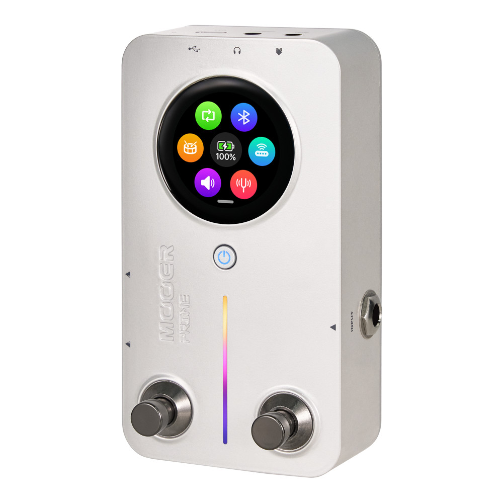 Mooer ムーアー Prime M2 マルチエフェクター ギターエフェクター 右斜めアングル画像