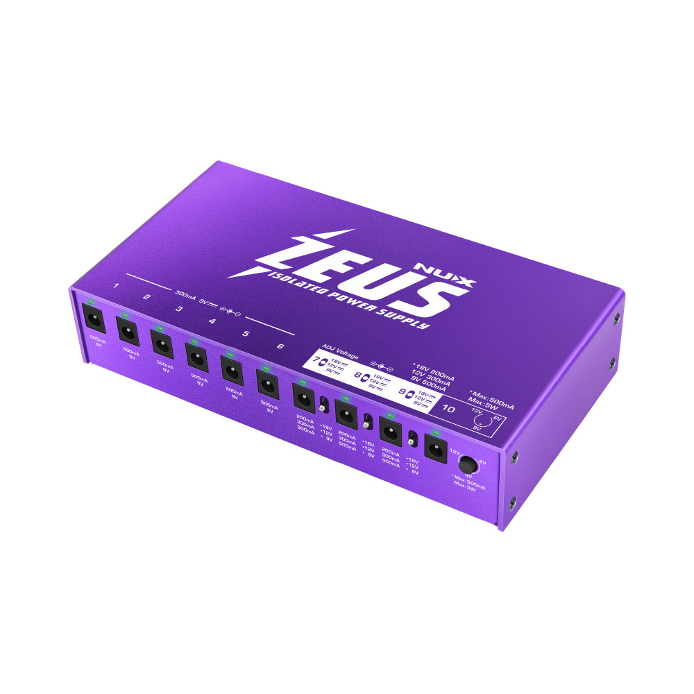NUX ニューエックス ZEUS フルアイソレーテッド 10ポート パワー