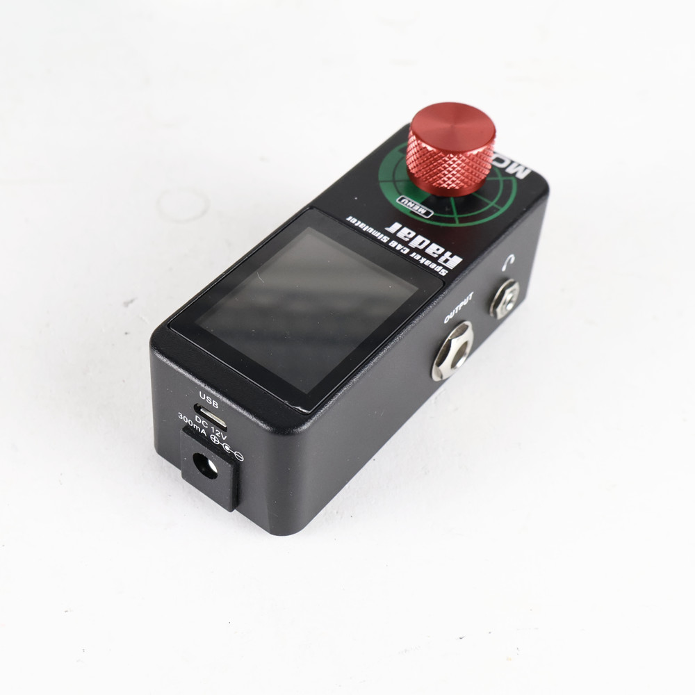 【中古】 MOOER RADER アンプシミュレーター ギターエフェクター 側面