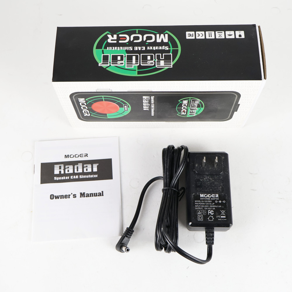 【中古】 MOOER RADER アンプシミュレーター ギターエフェクター 付属品