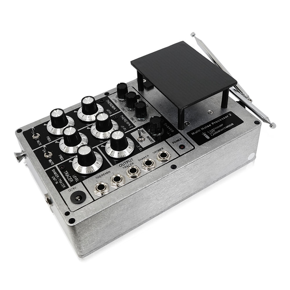 Lastgasp Art Laboratories ラストガスプアートラボラトリーズ LALIN-MNP2 Multi Noise Processor 2 ノイズ ギターエフェクター 斜めアングル画像