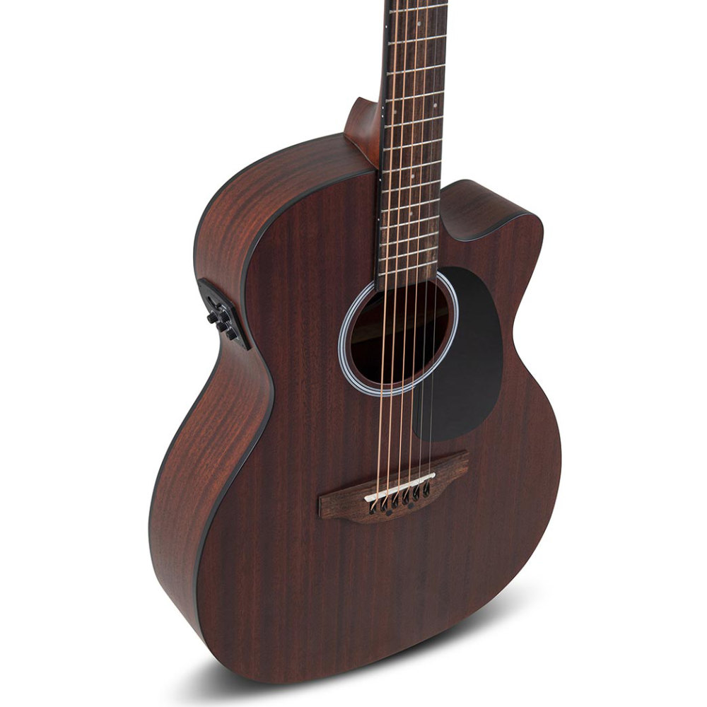 OVATION オベーション Applause AEO96-M E-Acoustic Guitar Wood Classics エレクトリックアコースティックギター ボディ左斜めアングル画像