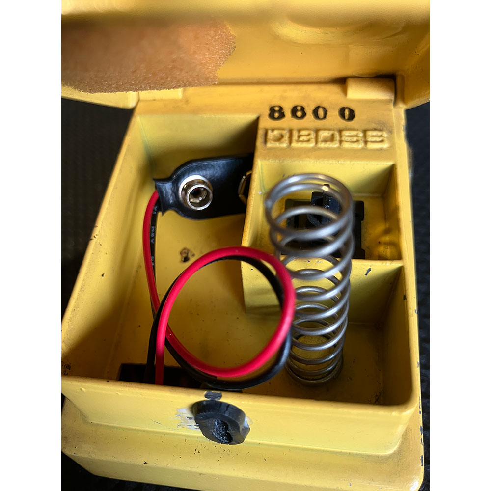 【中古】 オーバードライブ エフェクター BOSS OD-1 Over Drive Silver Screw 銀ネジ μPC4741C 1979年製 ギターエフェクター 内部