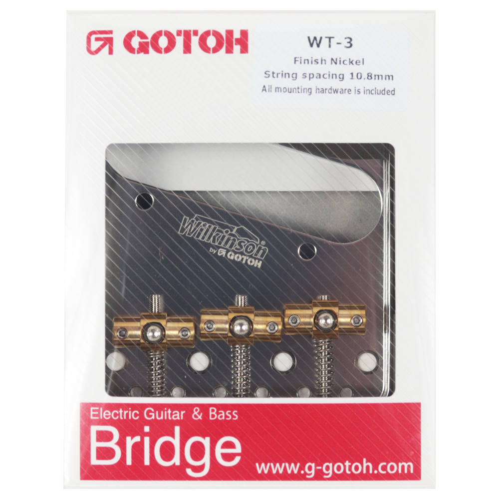 ゴトー GOTOH WT3-N TLタイプ用ブリッジ ウィルキンソンタイプ ニッケル