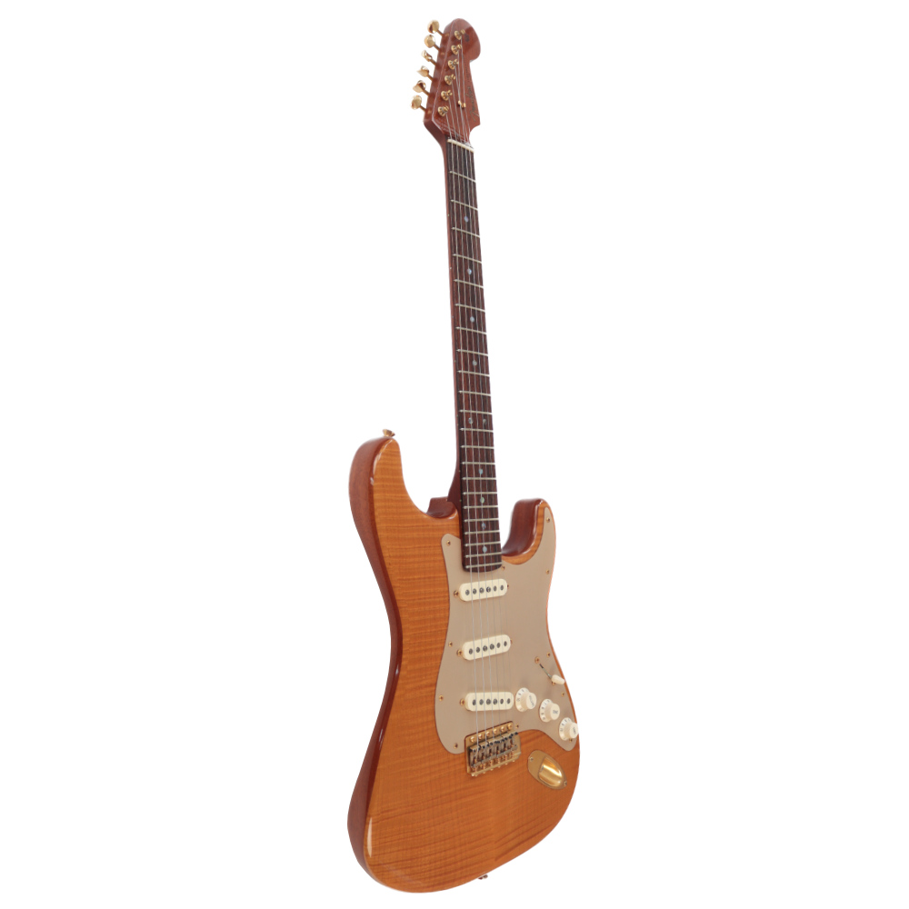 【中古】 エレキギター Fender Custom Shop Mark Kendrick Master Built Series Stratocaster 2007年製 本体画像 斜め