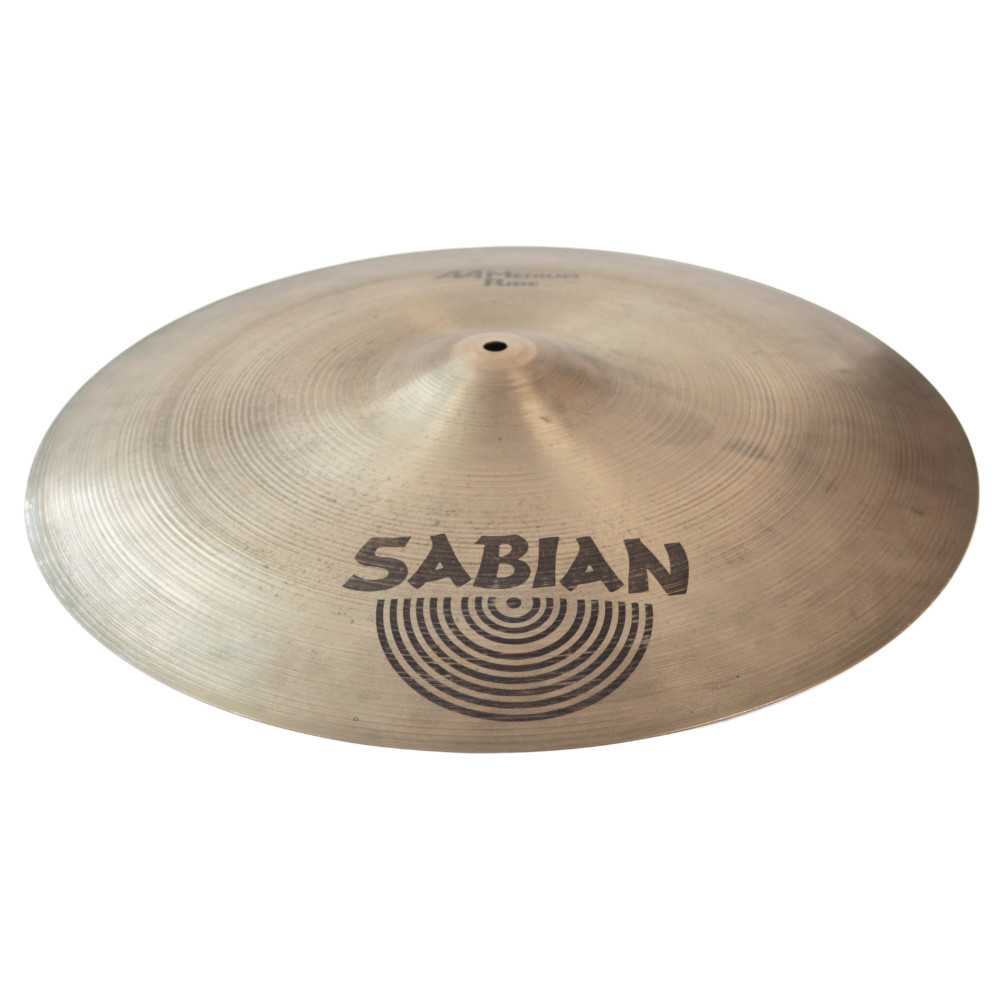 【中古】 ライドシンバル セイビアン SABIAN AA MEDIUM RIDE 20インチ ドラムシンバル 本体画像 横 