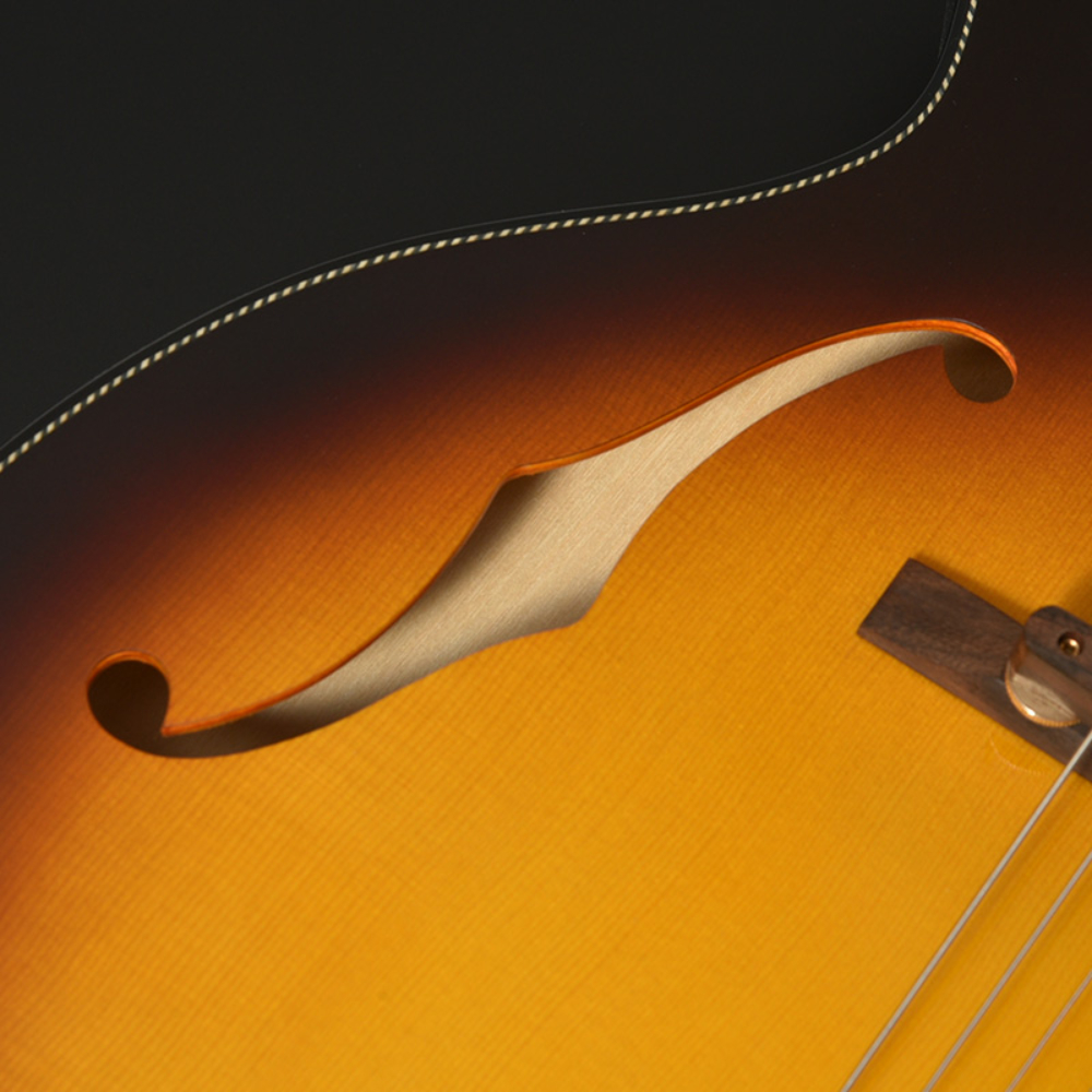 SeventySeven Guitars セブンティセブンギターズ EXRUBATO-ONE SB フルアコースティックギター エレキギター フルアコ 77 Fホール部