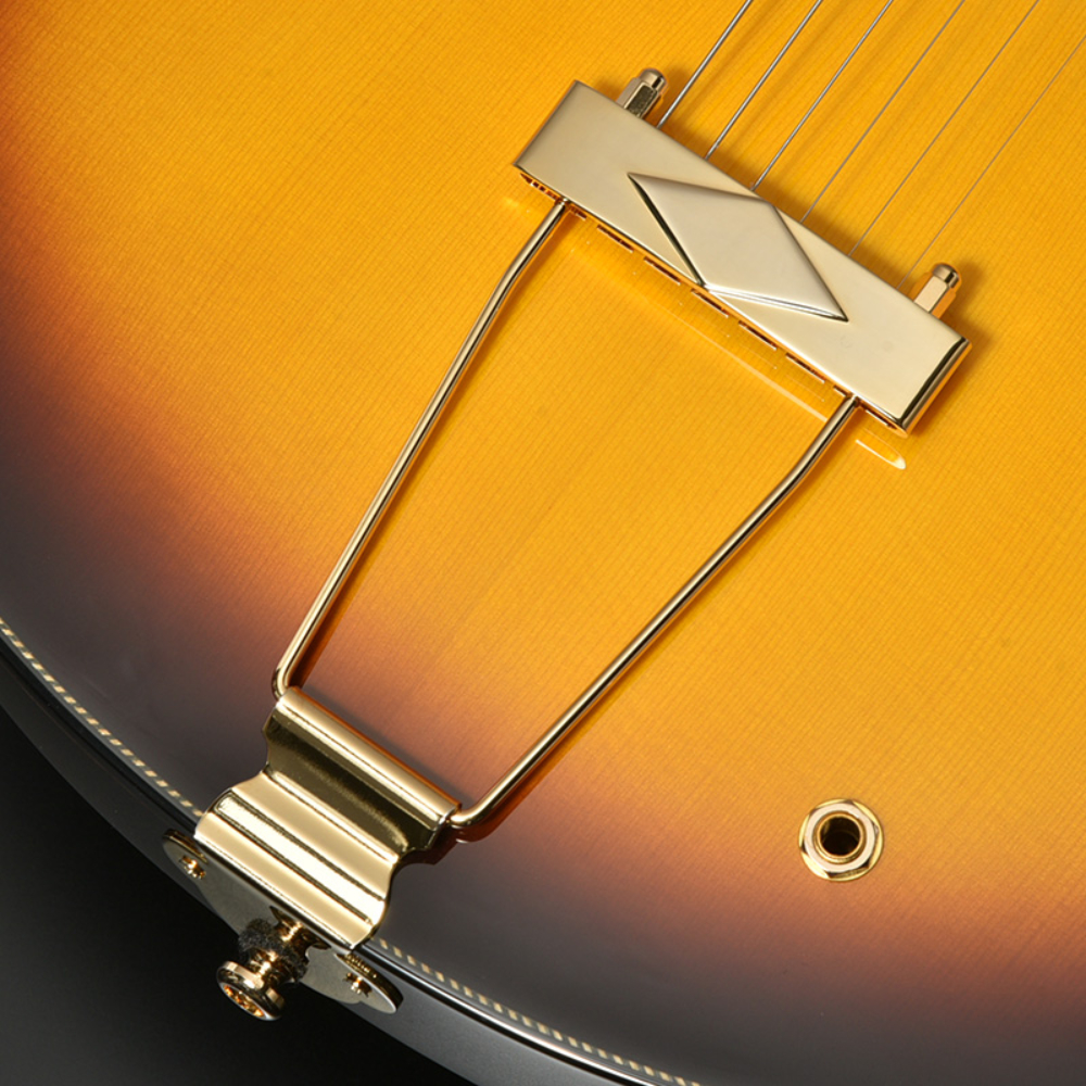 SeventySeven Guitars セブンティセブンギターズ EXRUBATO-ONE SB フルアコースティックギター エレキギター フルアコ 77 テールピース部