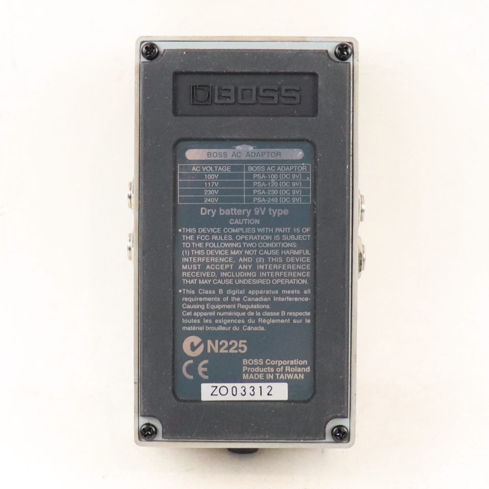 【中古】ダイナミックワウ エフェクター BOSS AW-3 Dynamic Wah ボス オートワウ ギターエフェクター ベースエフェクター ボトム画像