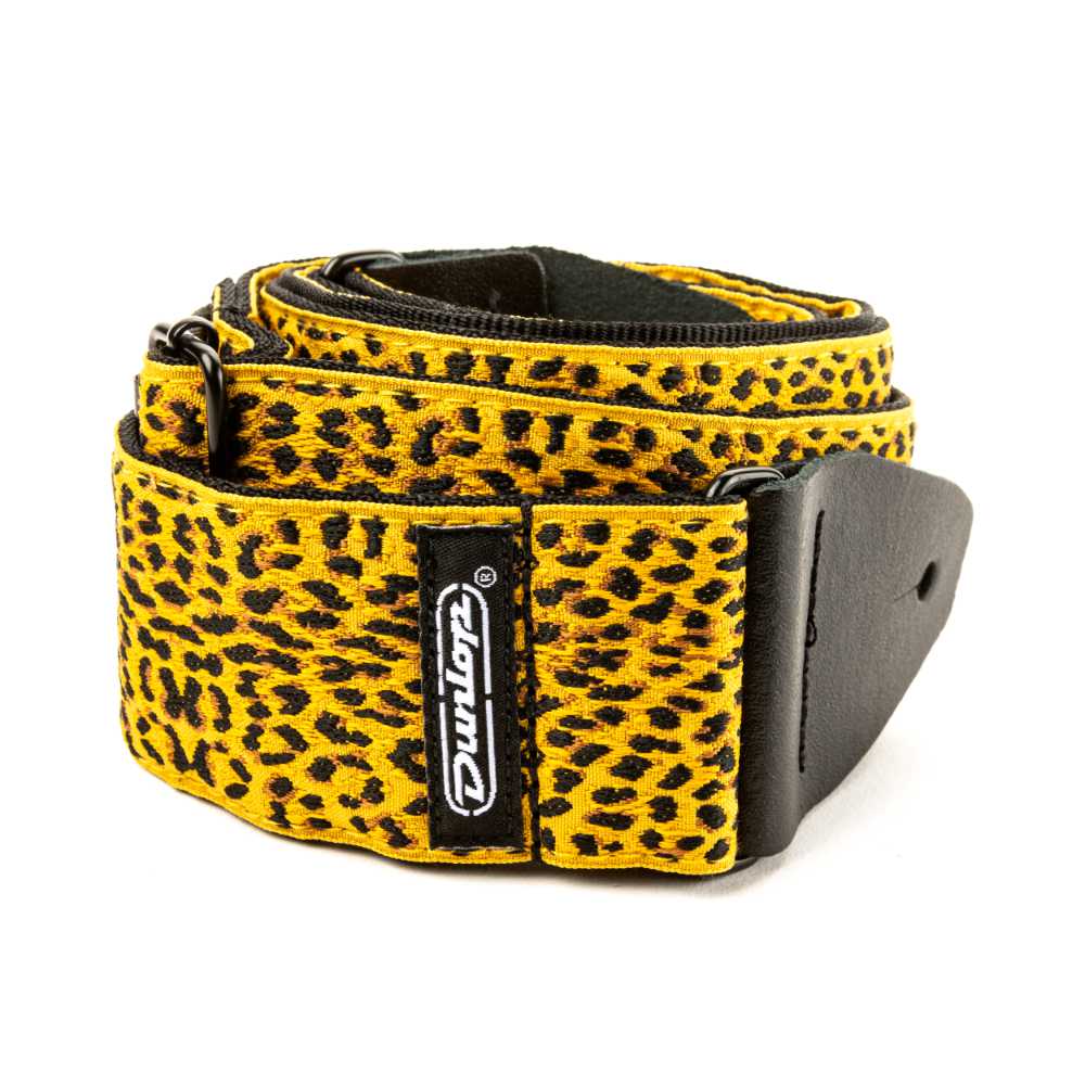 JIM DUNLOP ジムダンロップ D67-25 Designer Jacquard Straps LEOPARDSKIN ギターストラップ サブ画像1
