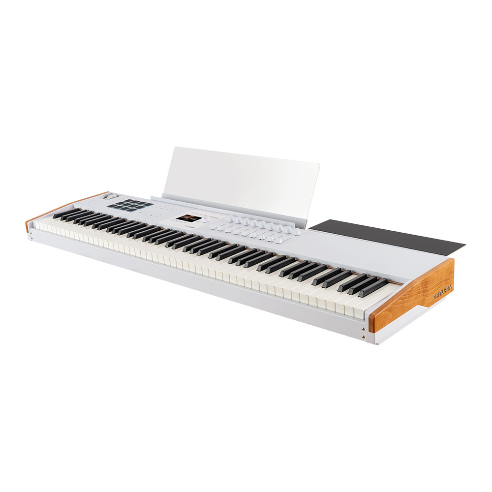 USB MIDIキーボード コントローラー ARTURIA KeyLab mk3 88 WH アートリア キーラボ 88鍵盤 ホワイト バンドルソフト付き 全体