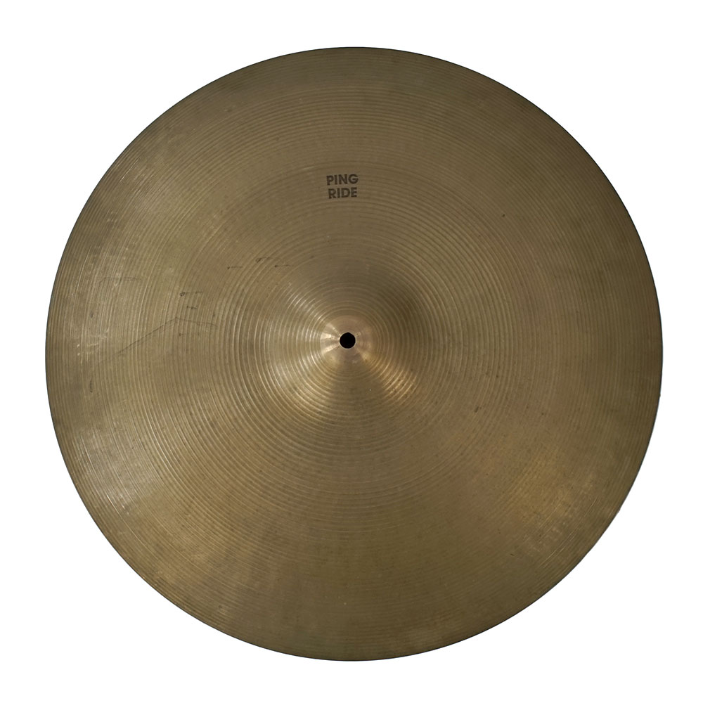 【中古】 ライドシンバル ジルジャン ZILDJIAN A Zildjian PING RIDE 20インチ ライドシンバル 70s〜80s ビンテージシンバル