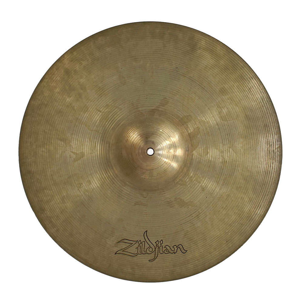 【中古】 ライドシンバル ジルジャン ZILDJIAN A Zildjian PING RIDE 20インチ ライドシンバル 70s〜80s ビンテージシンバル 裏面