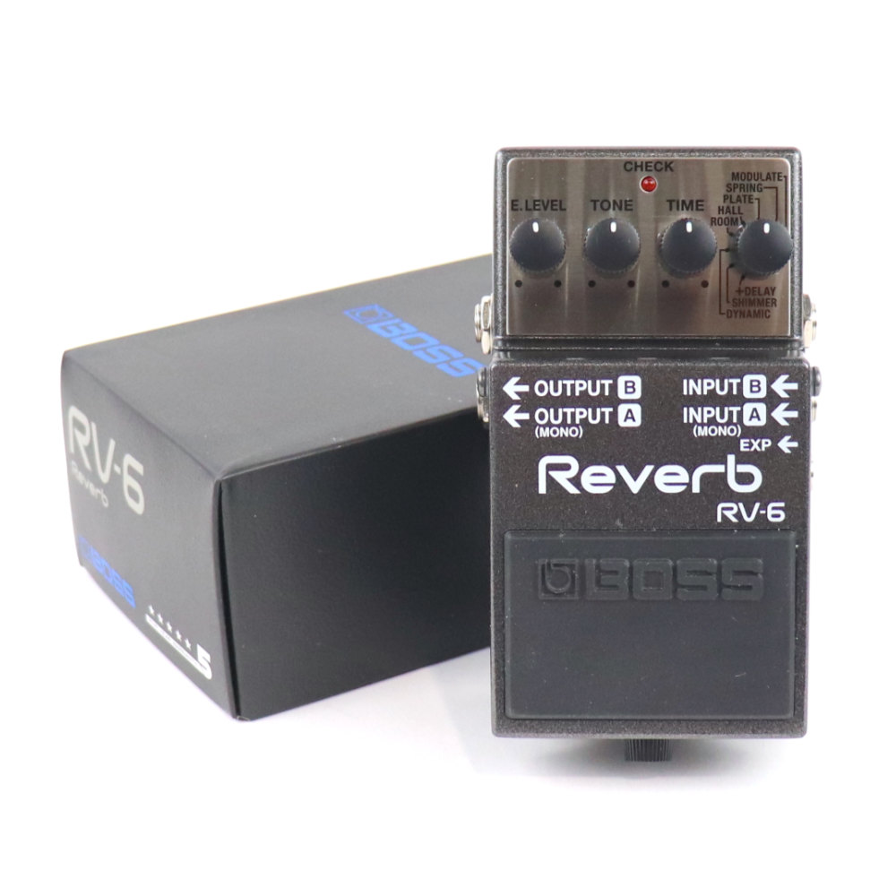 エフェクター Boss RV-6 多機能リバーブ 箱あり BOSS RV-6 リバーブ