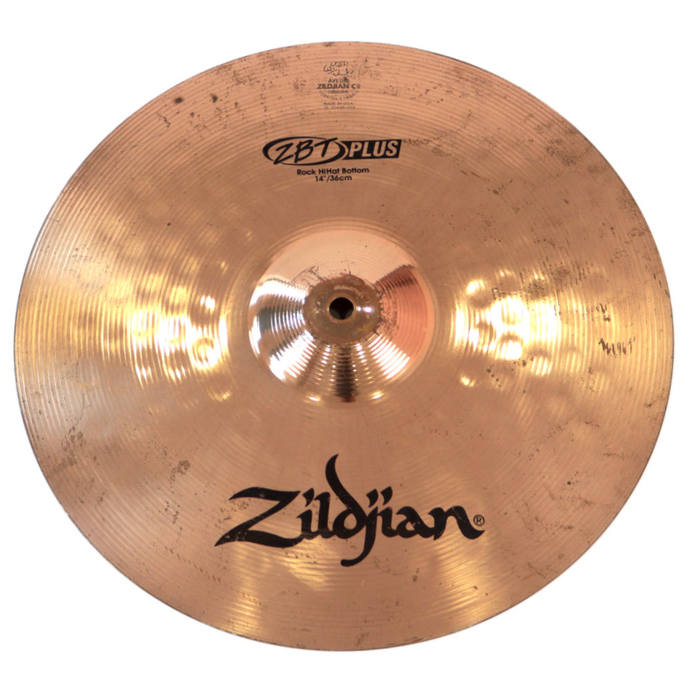 中古】 ZILDJIAN ジルジャン ZBT PLUS ROCK HIHAT BOTTOM 14