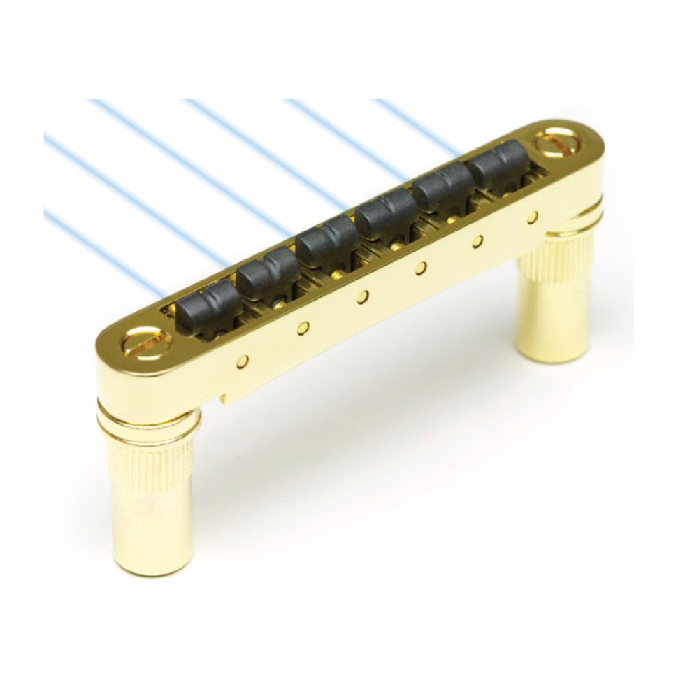 GRAPH TECH PN-8863-G0 Ghost Resomax NV Bridge 6mm Gold Tune-O-Matic ブリッジ