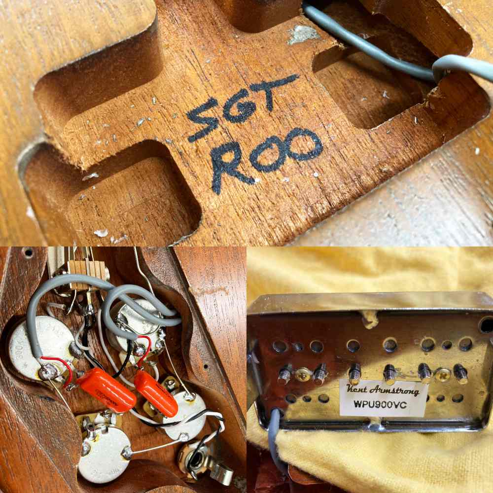 【中古】 エレキギター GIBSON SG Tribute Natural Walnut Mod. 2021年製 ピックアップ Kent Armstrong WPU900Vに交換済み 傷 PU