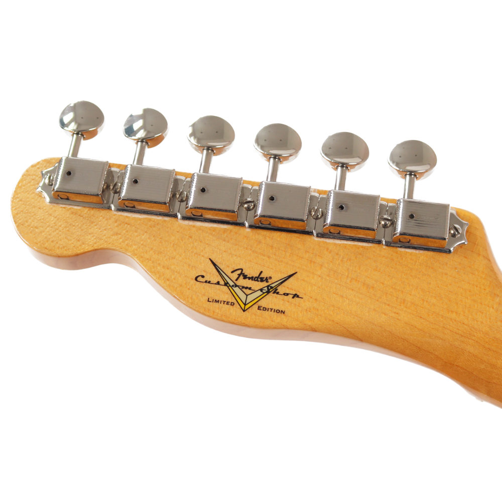 【中古】 Fender フェンダー Custom Shop Limited Edition 70th Anniversary Broadcaster Faded Nocaster Blonde 2020年製 エレキギター ヘッド裏画像