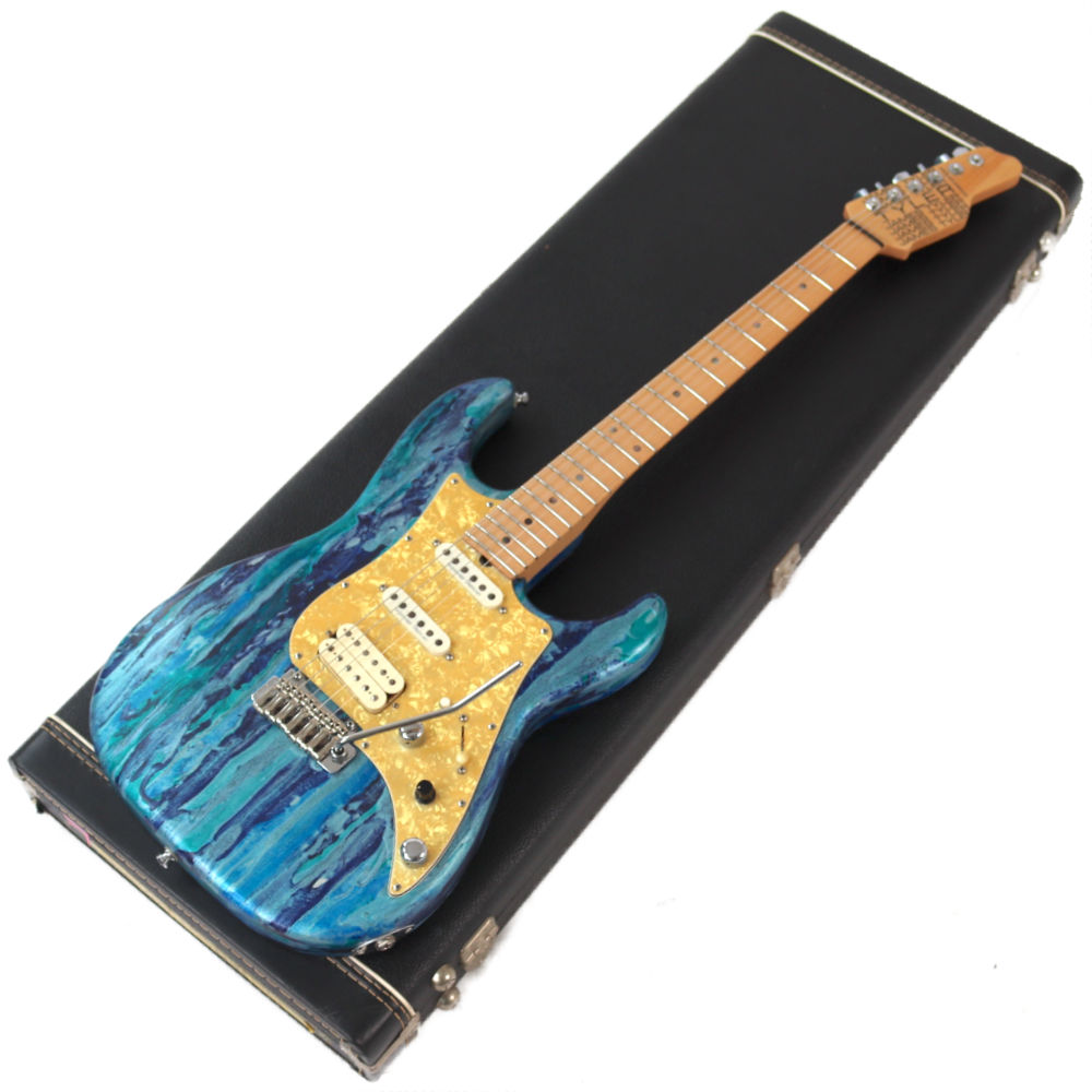 【中古】 エレキギター JAMES TYLER USA Studio Elite Arctic Mint Shmear Seymour Duncanピックアップ搭載 ジェームスタイラー