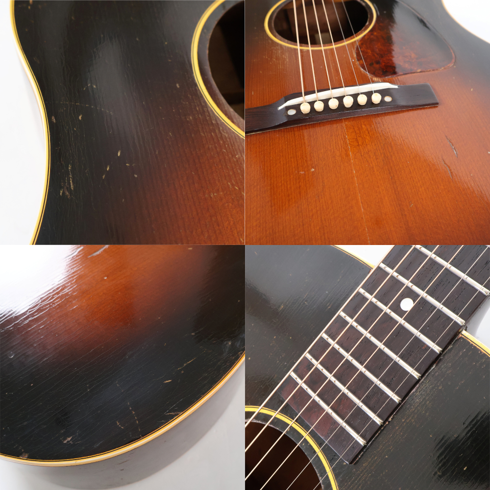【中古】 Gibson ギブソン J-45 1952年製 Zシリアル ハカランダ指板 アコースティックギター 詳細画像