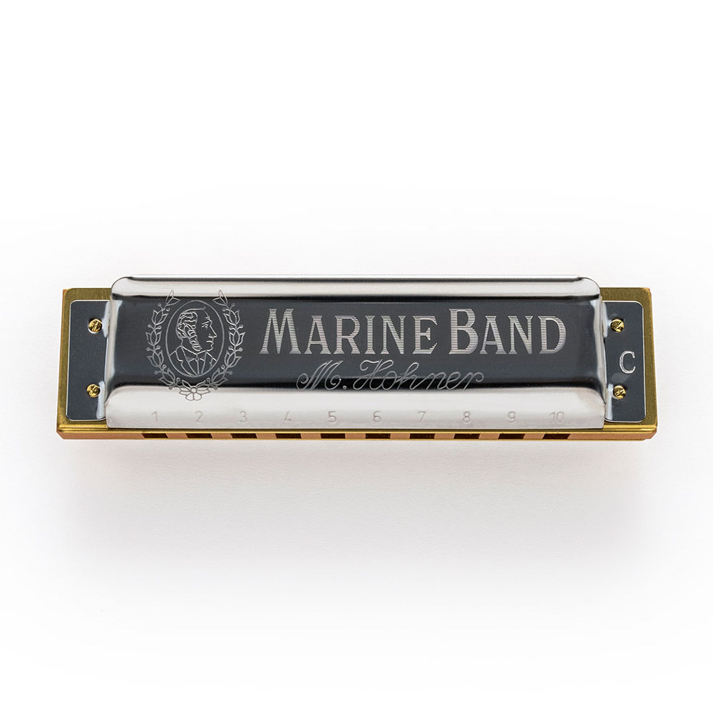 HOHNER ホーナー Marine Band 1896/20P B♭ 10ホールハーモニカ ブルースハープ トップ画像
