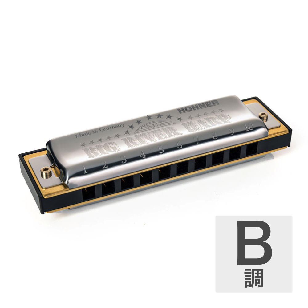HOHNER ホーナー Big River Harp MS SERIES 590/20P B 10ホールハーモニカ ブルースハープ