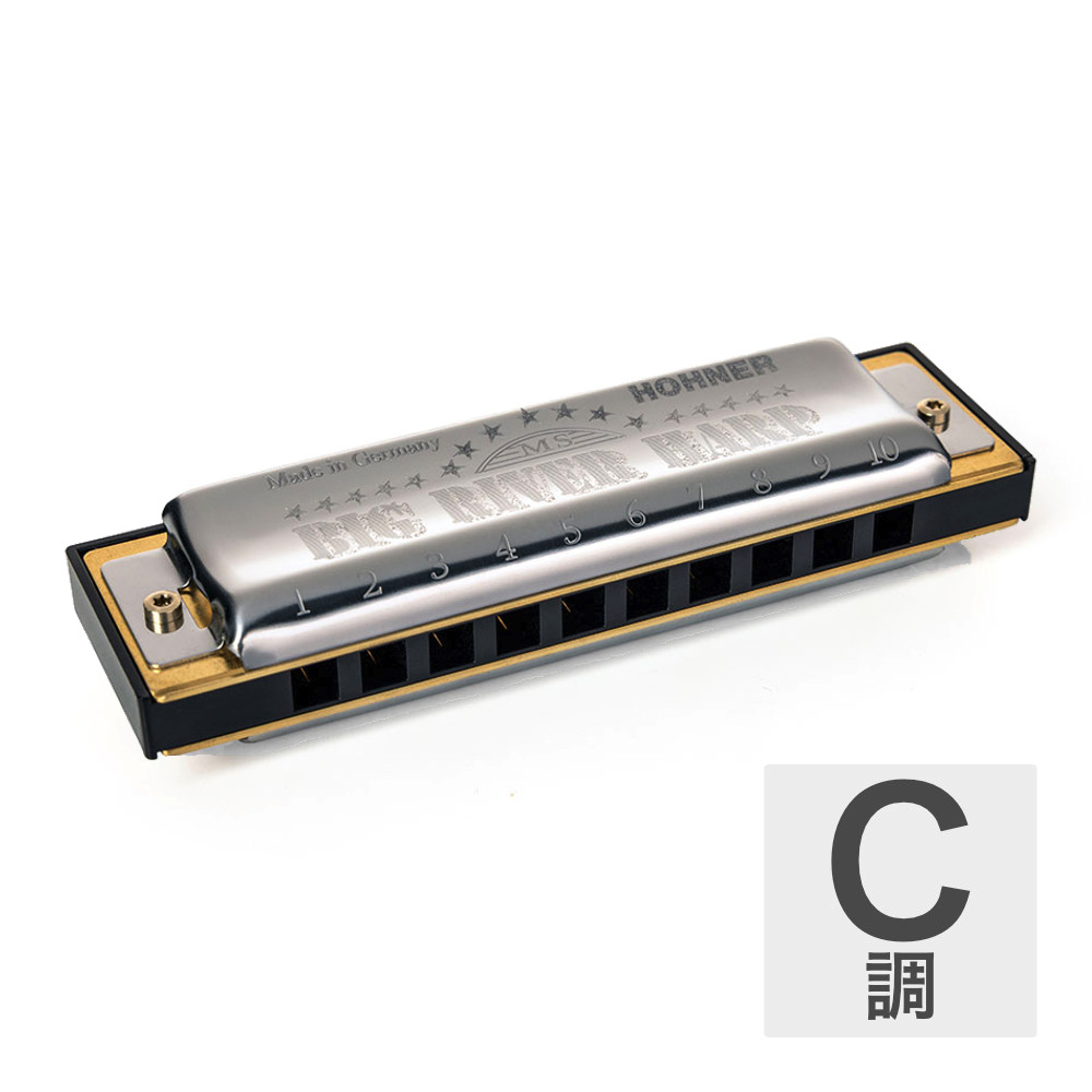 HOHNER ホーナー Big River Harp MS SERIES 590/20P C 10ホールハーモニカ ブルースハープ