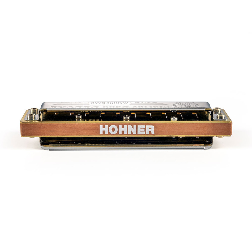 HOHNER ホーナー Marine Band Deluxe 2005P B 10ホールハーモニカ ブルースハープ リア画像