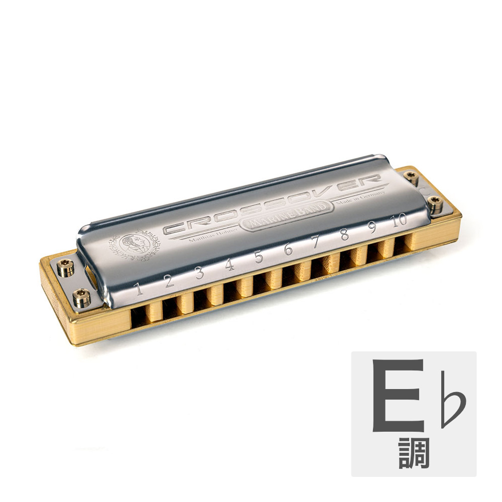 HOHNER ホーナー Marine Band Crossover 2009P E♭ 10ホールハーモニカ ブルースハープ