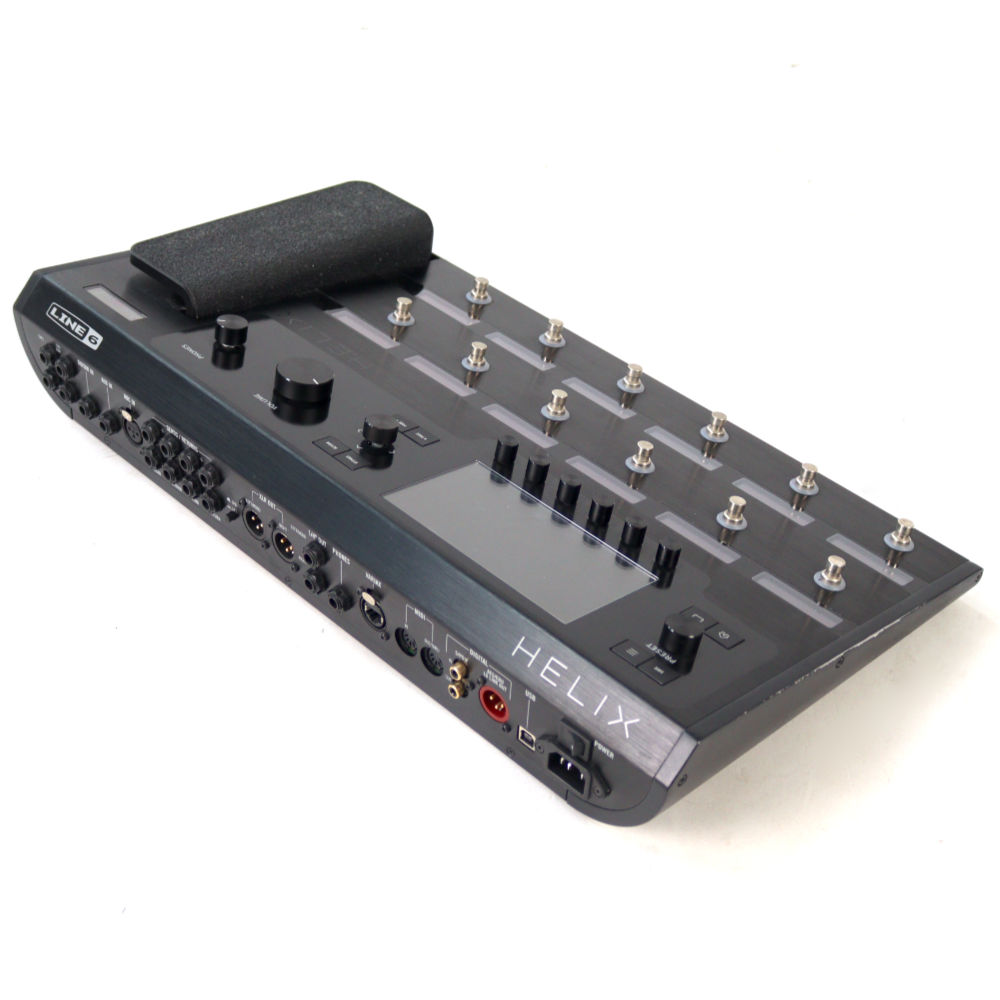 【中古】 マルチエフェクター ライン6 LINE6 Helix Floor マルチエフェクター/ギタープロセッサー 左サイド