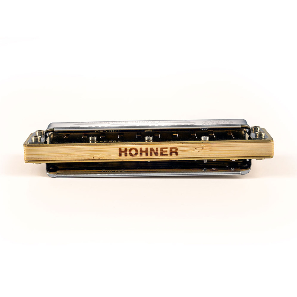 HOHNER ホーナー Marine Band Thunderbird 2011P Low-E♭ 10ホールハーモニカ ブルースハープ リア画像