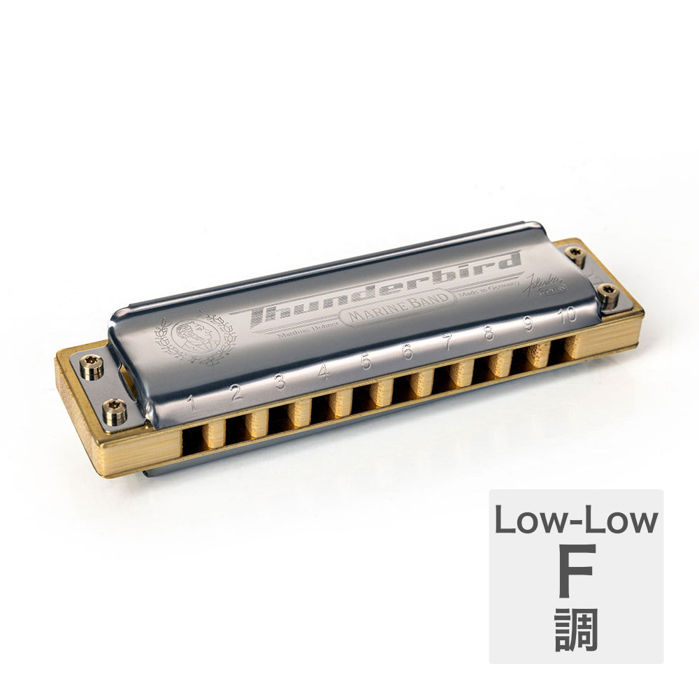 HOHNER ホーナー Marine Band Thunderbird 2011P Low-Low-F 10ホールハーモニカ ブルースハープ