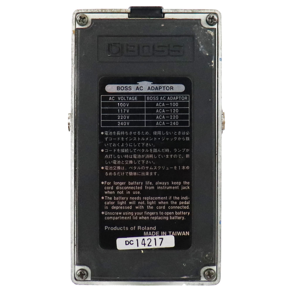 【中古】コンプレッサー エフェクター BOSS CS-3 Compression Sustainer ギターエフェクター 本体画像 裏