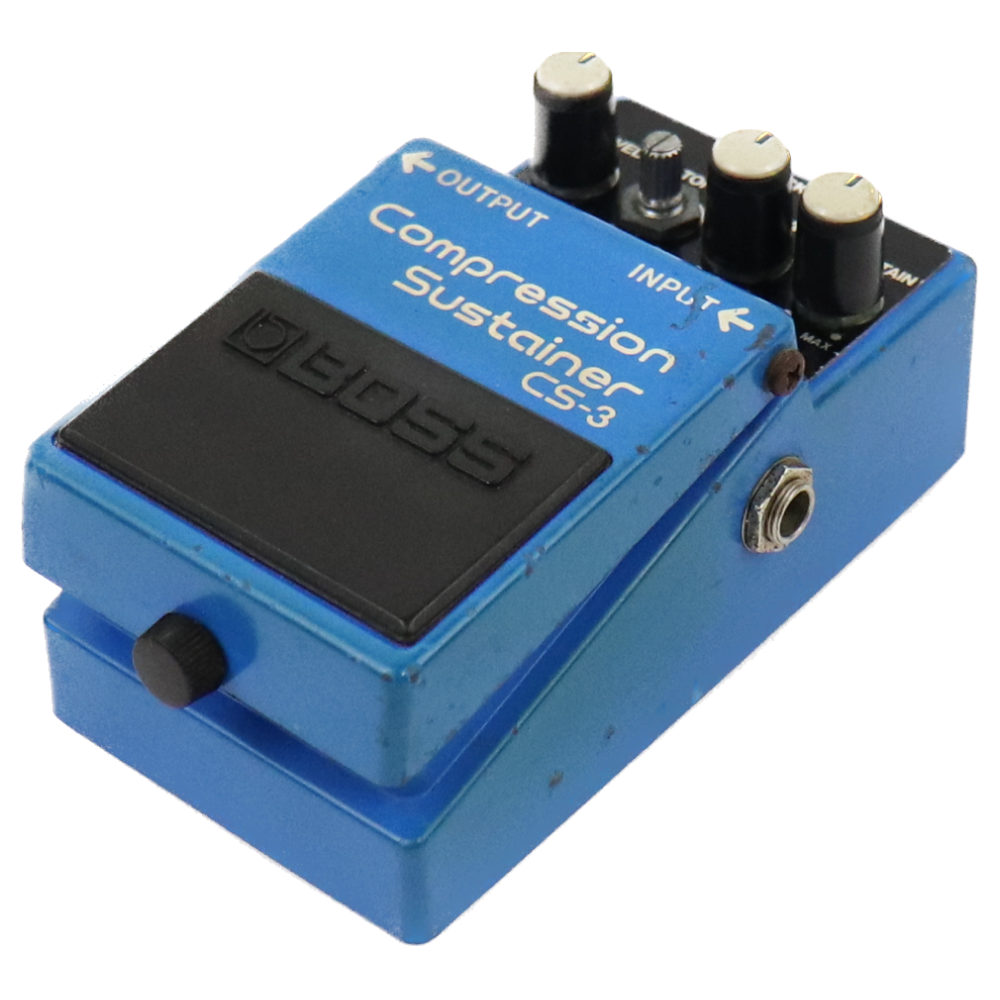【中古】コンプレッサー エフェクター BOSS CS-3 Compression Sustainer ギターエフェクター 本体画像 斜め 1
