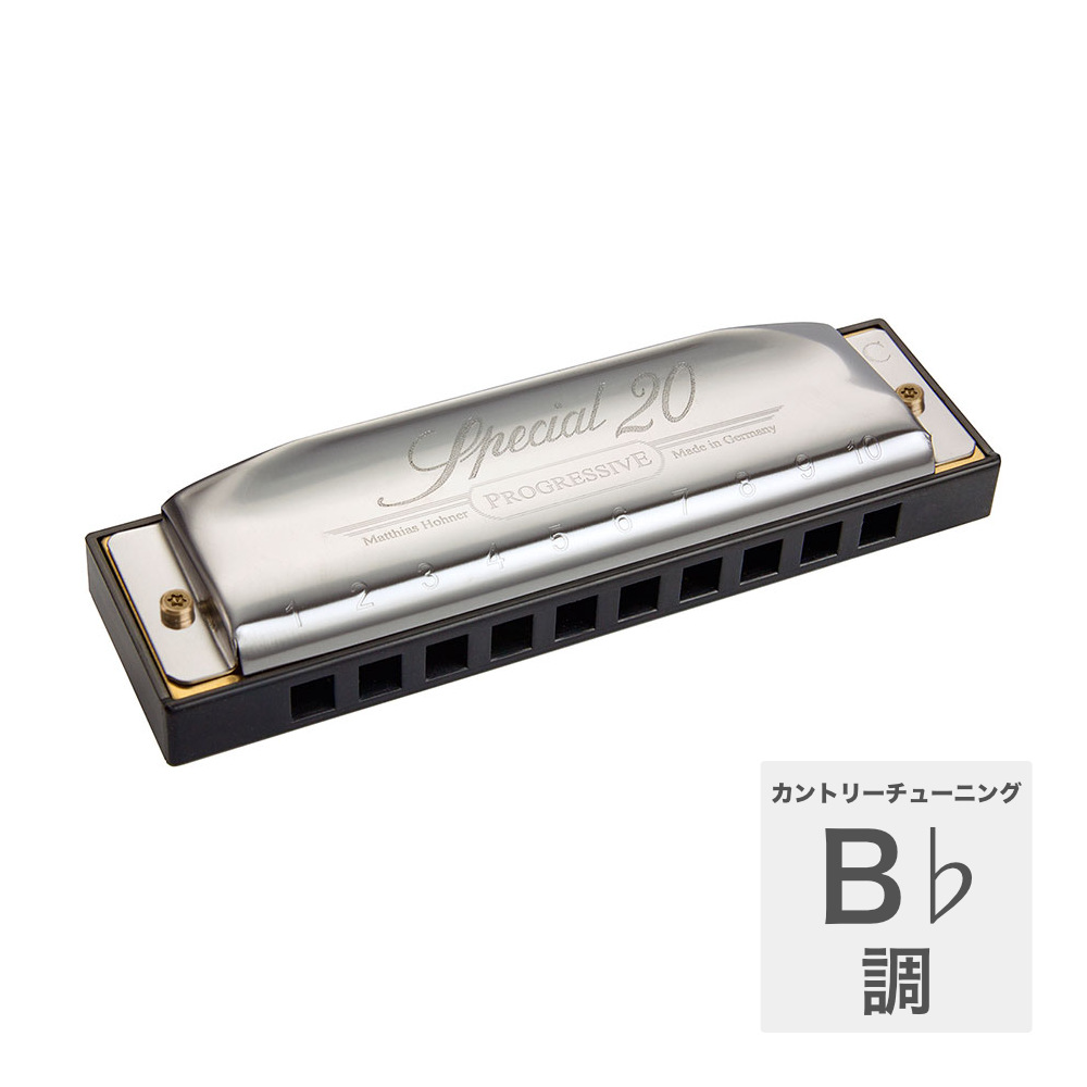 HOHNER ホーナー Special 20 560/20P B♭ カントリーチューニング 10ホールハーモニカ ブルースハープ