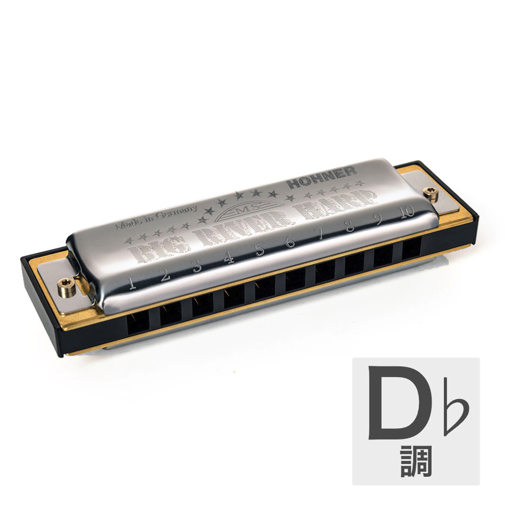 HOHNER ホーナー Big River Harp MS SERIES 590/20P D♭ 10ホールハーモニカ ブルースハープ