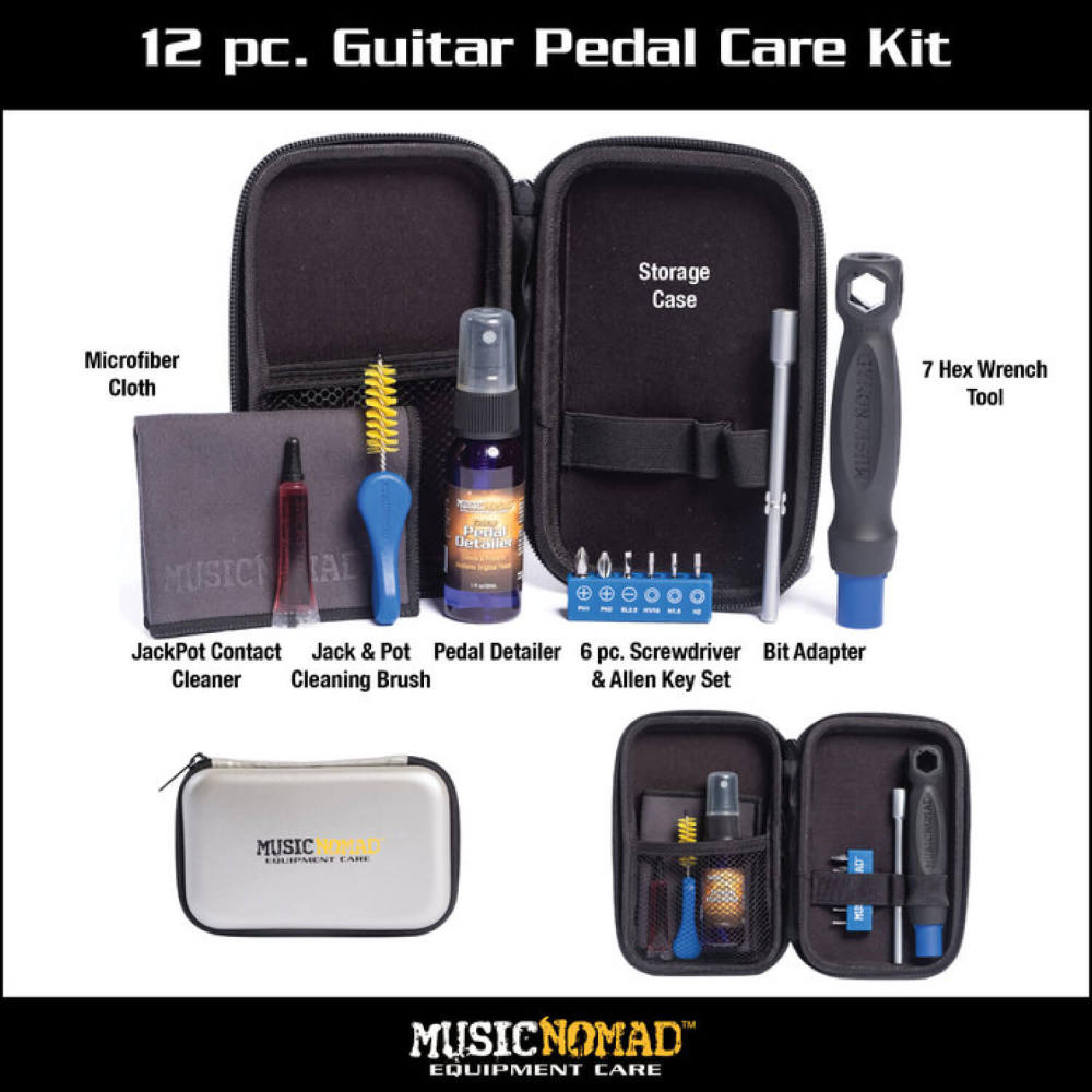 MUSIC NOMAD ミュージックノマド MN286 Pedal Care Kit for Guitar & Bass ペダルケアキット セット内容画像1