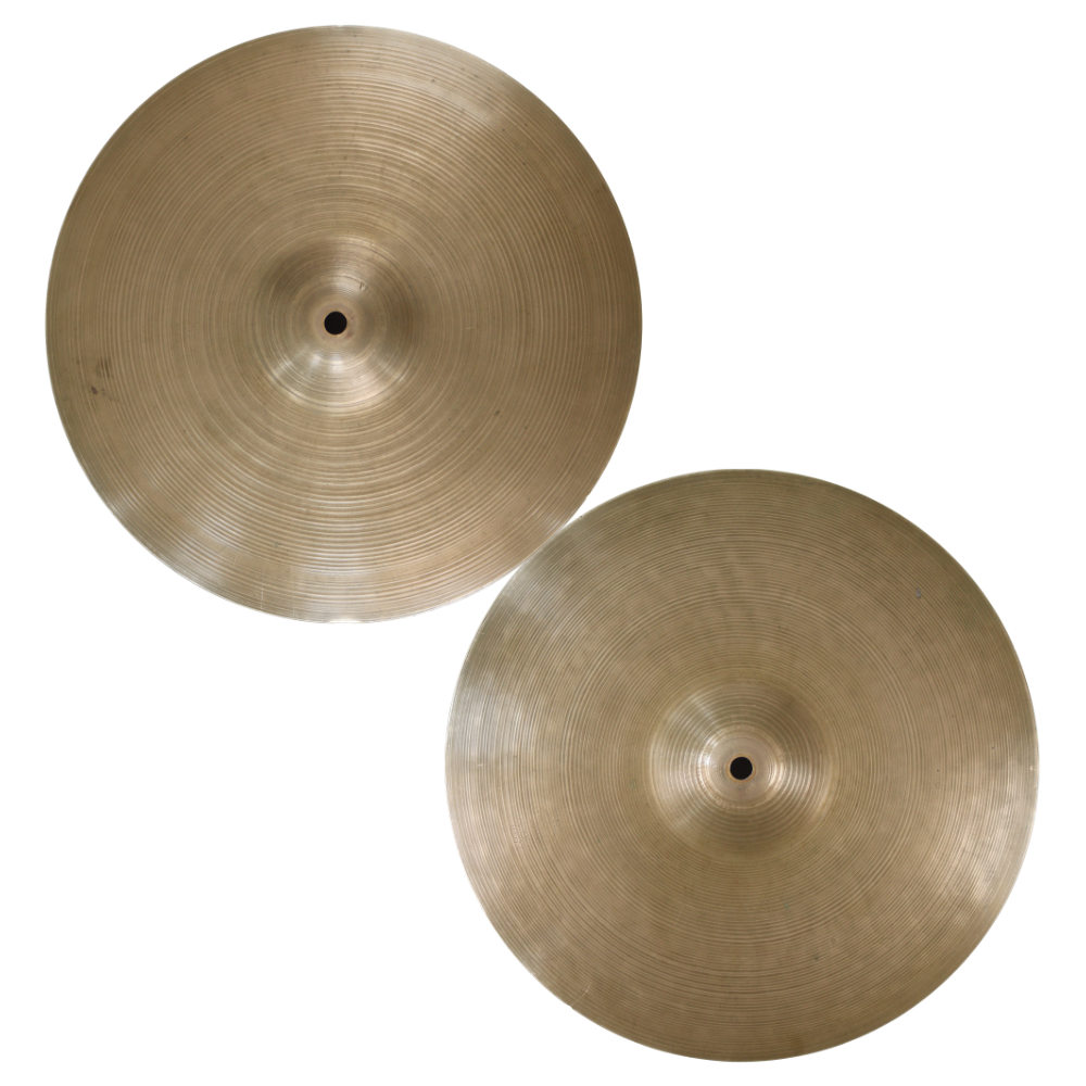 【中古】 ハイハットシンバル ジルジャン ZILDJIAN A Zildjian HIHAT Pair 14インチ ペア 1970年頃 ビンテージシンバル