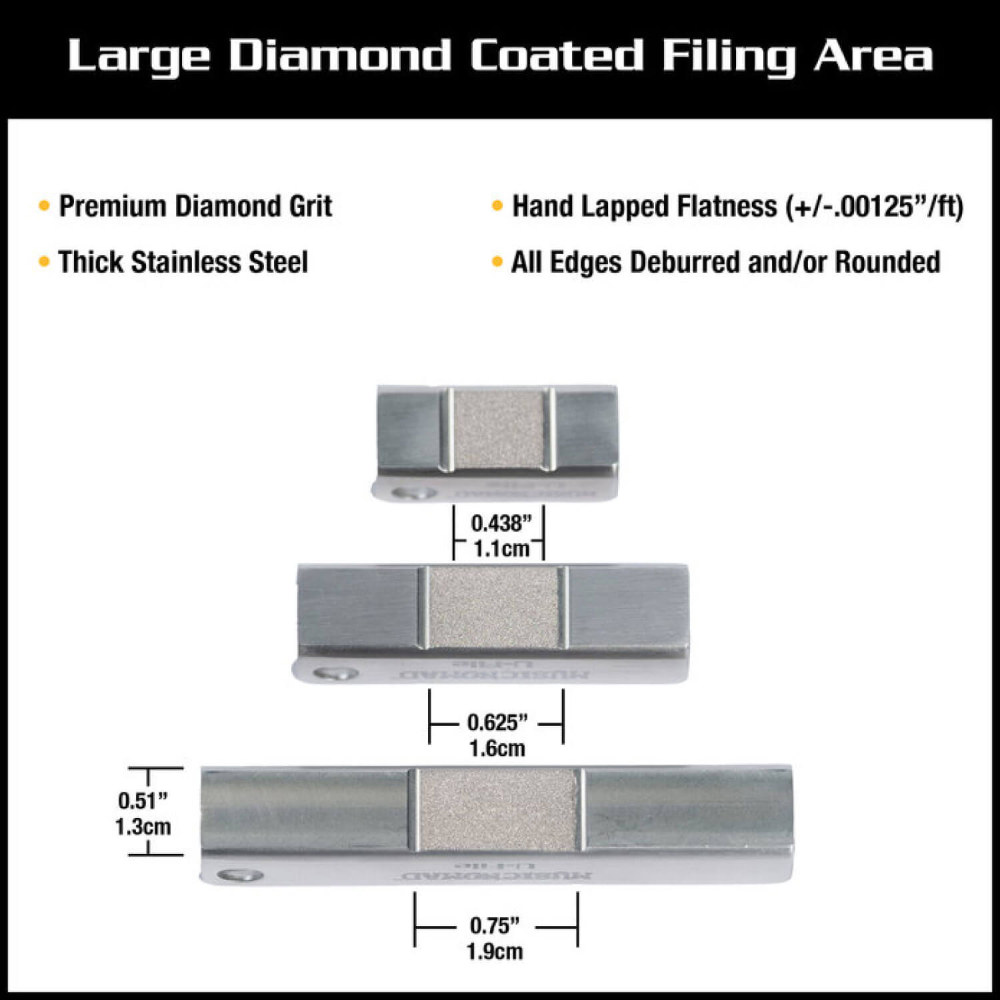 MUSIC NOMAD ミュージックノマド MN813 Fret Leveler フレットレベラー 仕様説明画像2