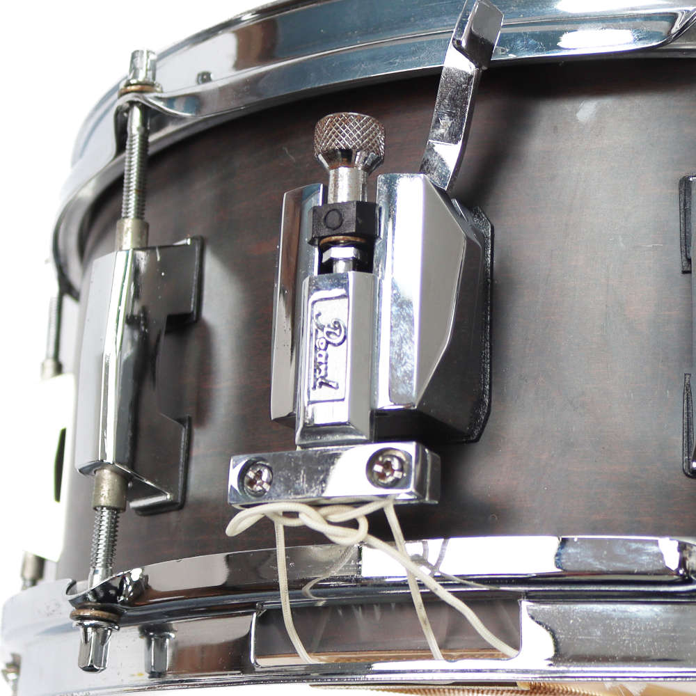 【中古】 スネアドラム パール Pearl  Custom Classic ONE PIECE MAPLE SHELL 14x5.5 Made in Japan ストレイナー 1