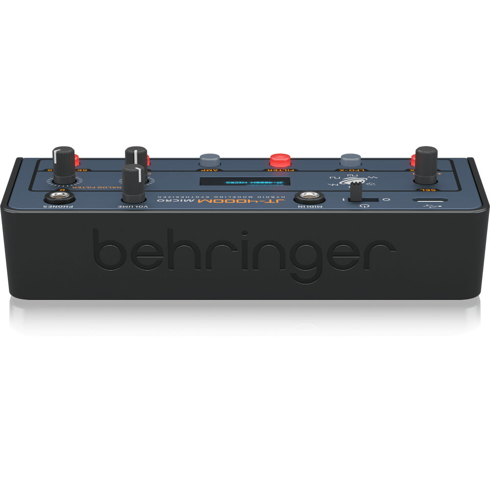 シンセサイザー BEHRINGER JT-4000M MICRO 4ボイスハイブリッドシンセサイザー ベリンガー サイド