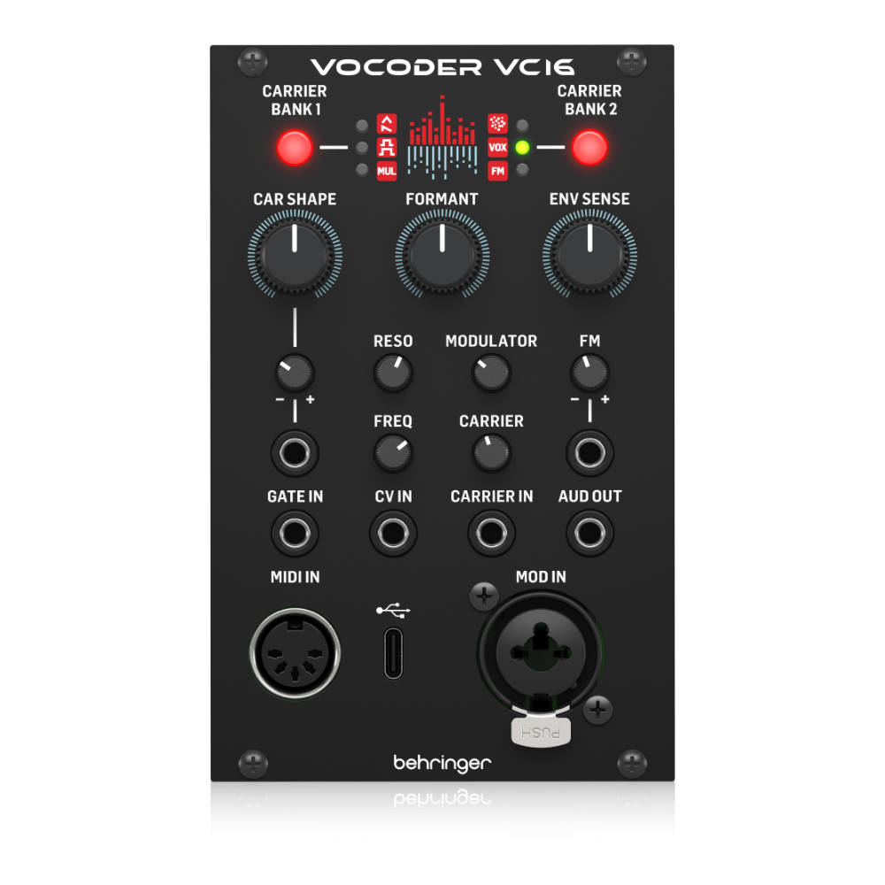 ベリンガー ユーロラックモジュール BEHRINGER VOCODER VC16 ユーロラック用16バンドボコーダーモジュール