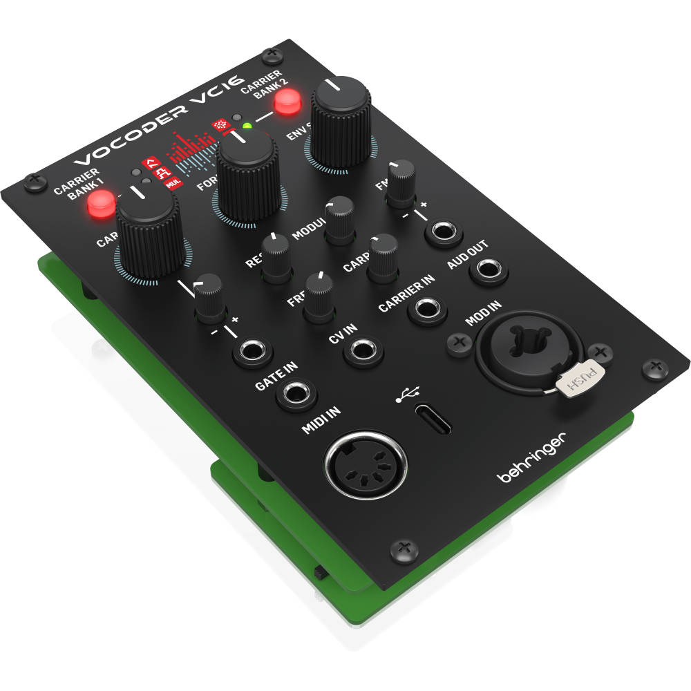 ベリンガー ユーロラックモジュール BEHRINGER VOCODER VC16 ユーロラック用16バンドボコーダーモジュール 左アングル