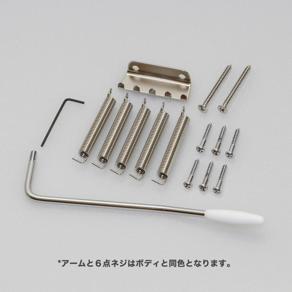 ゴトー GOTOH GE101T-GG ギター用トレモロユニット ゴールド 6点止め 付属品