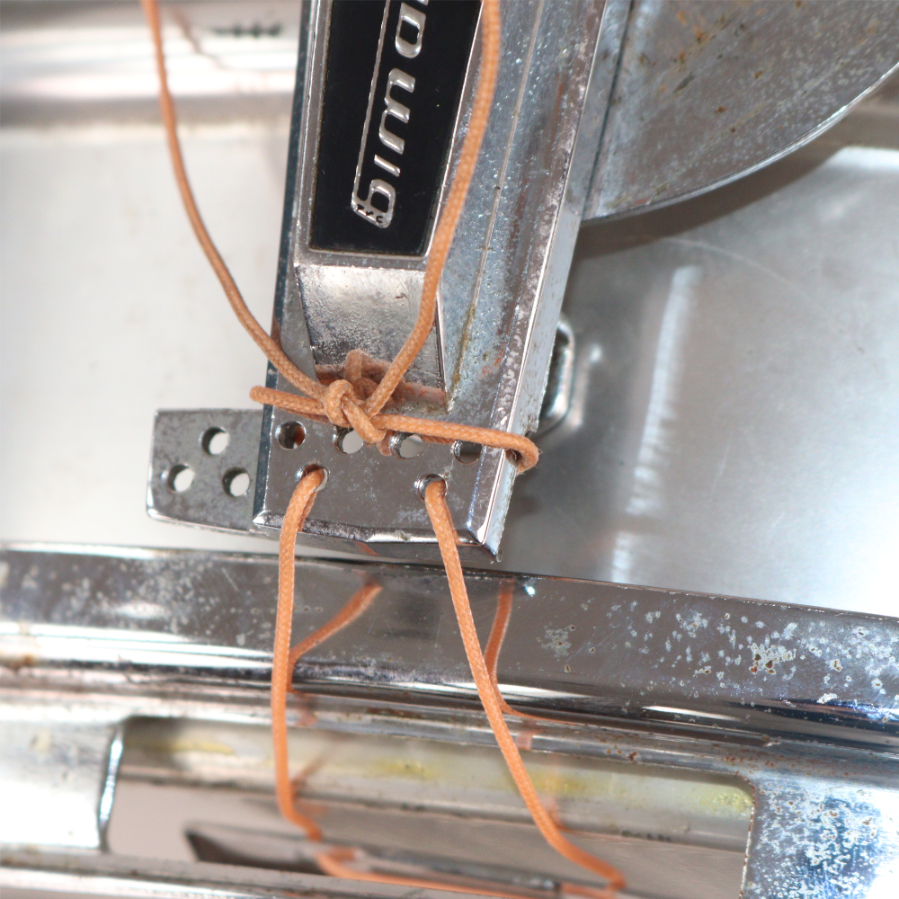 【中古】 スネアドラム ラディック Ludwig Acrolite 14×5 1960年代後半 スネアドラム ビンテージスネア パーツが片側欠損