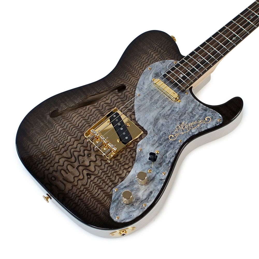 MOMOSE モモセ Limited Model MT-HOLLOW QT SP 25/E BK-B エレキギター ボディトップ
