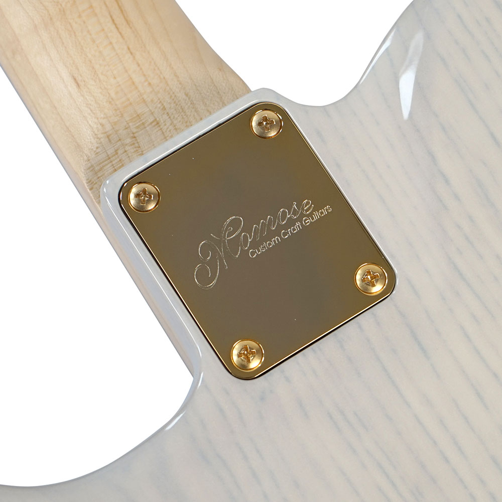 MOMOSE モモセ Limited Model MT-HOLLOW QT SP 25/E BK-B エレキギター ネックプレート、ロゴ