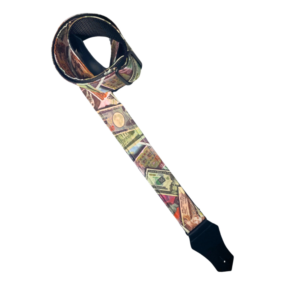 Get’m Get’m ゲットムゲットム Good Vibes Guitar Strap Money Talks ギターストラップ
